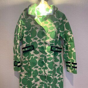 Boden Women's Abstract Pattern Hooded Raincoat